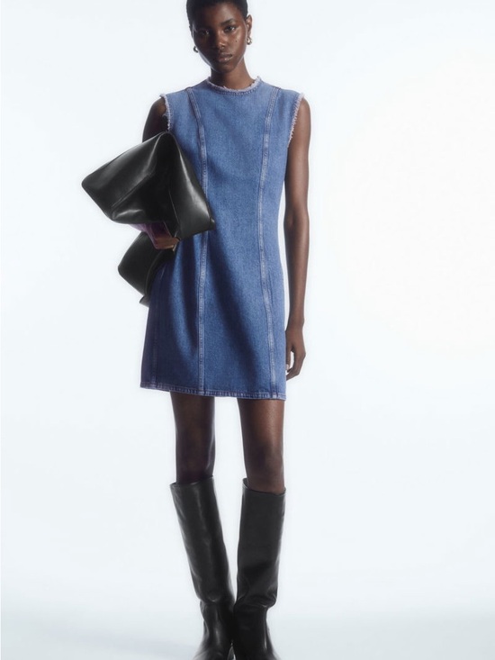 COS Dresses & Skirts - COS Panelled Denim Mini Dress